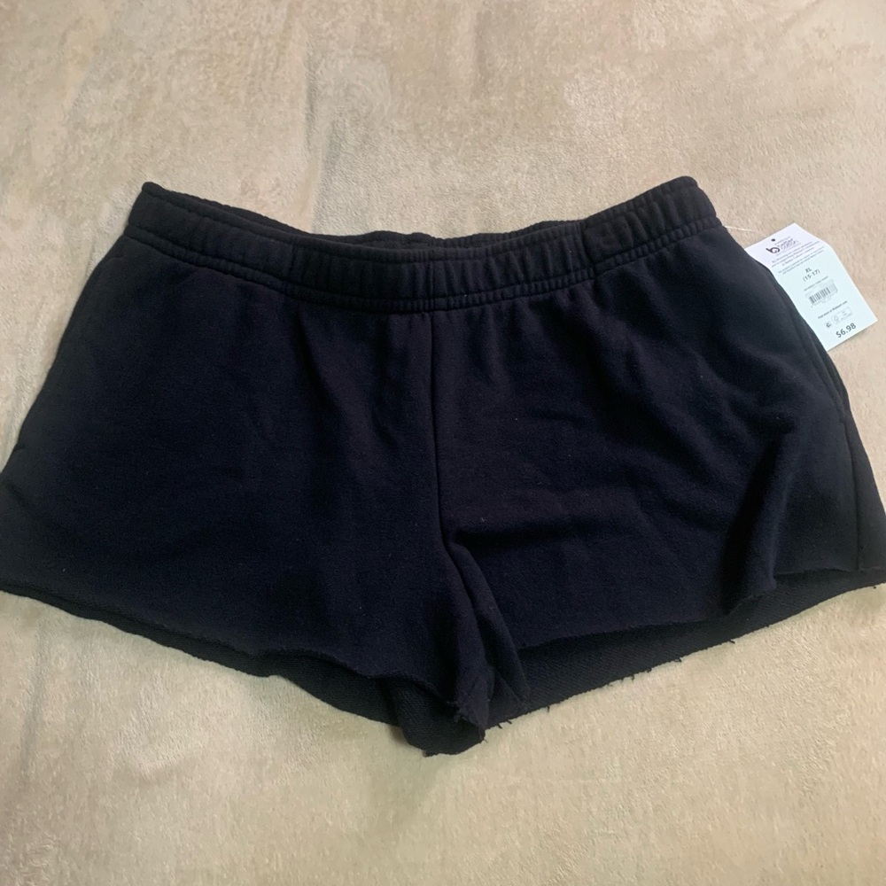 No Boundaries Black Athletic Shorts Soft Elastic Waist